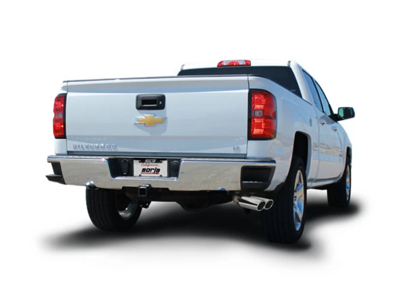 Borla 14 Silv/Sierra 1500 EC Std/CC Short 143.5in WB ATAK Dual Rolled Side Exit Cat-Back Exhaust - Image 5
