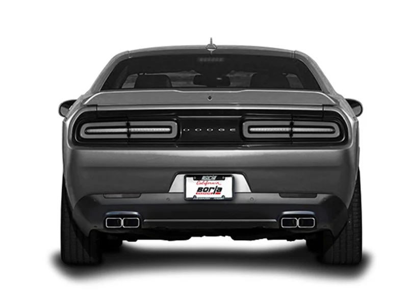 Borla 15-16 Dodge Challenger R/T 5.7L Dual Rectangle Angle Cut Dual Split Rear Exit ATAK Exhaust - Image 5