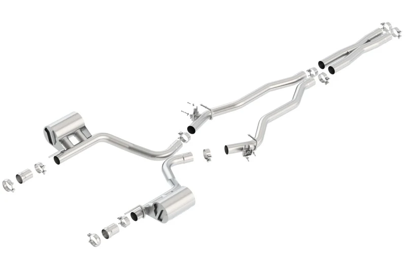 Borla 15-16 Dodge Challenger SRT/Scat Pcak 6.4L V8 ATAK Catback Exhaust - Image 3