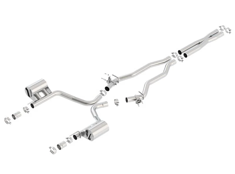 Borla 15-16 Dodge Charger SRT 392 6.4L No Tip Single Split Rear Exit ATAK w/ Valves Exhaust - Image 3