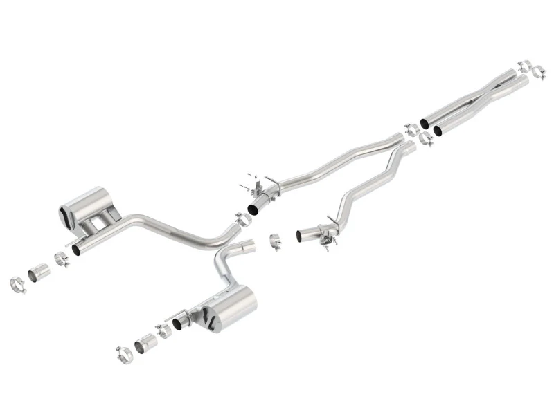 Borla 15-16 Dodge Charger SRT 392 6.4L No Tip Single Split Rear Exit ATAK w/ Valves Exhaust - Image 4