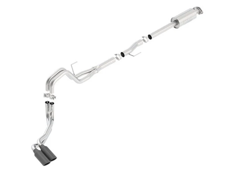 Borla 15-16 Ford F-150 3.5L EcoBoost Ext. Cab Std. Bed Black Chrome CB Exhaust ATAK Truck Side Exit - Image 3