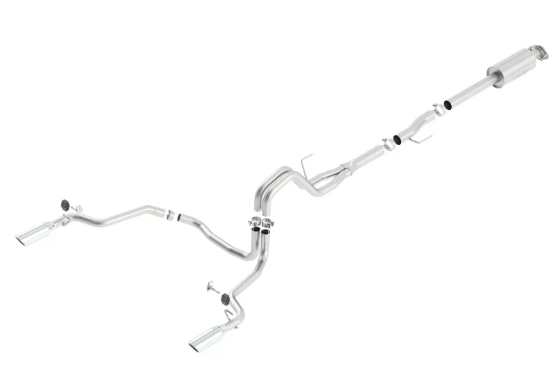 Borla 15-16 Ford F-150 3.5L EcoBoost Ext. Cab Std. Bed Catback Exhaust ATAK Single Split Rear Exit - Image 3