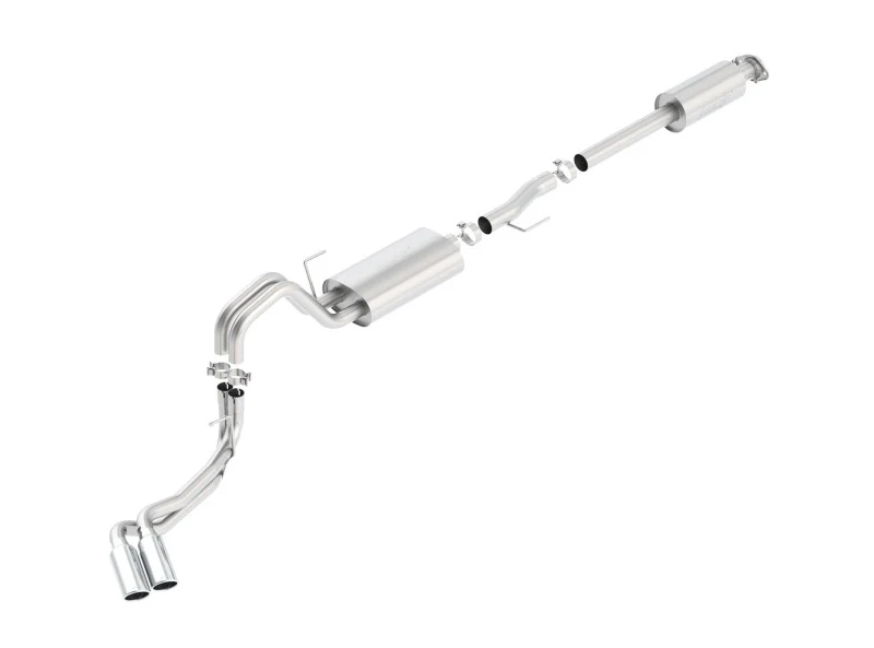Borla 15-16 Ford F-150 3.5L EcoBoost Ext. Cab Std. Bed Catback Exhaust S-Type Truck Side Exit - Image 4