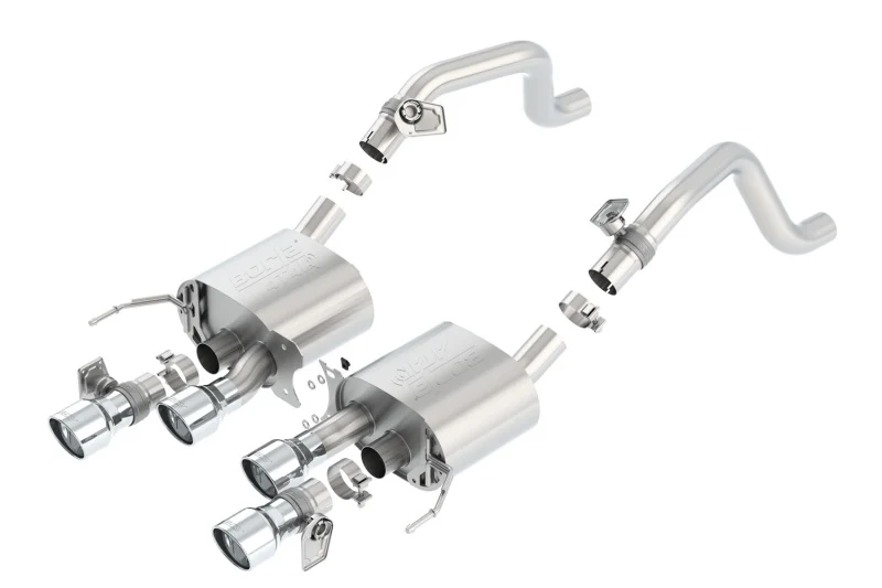 Borla 2014 Chevrolet Corvette C7 6.2L 8cyl ATAK Exhaust w/ NPP Dual Mode (rear section only) - Image 3