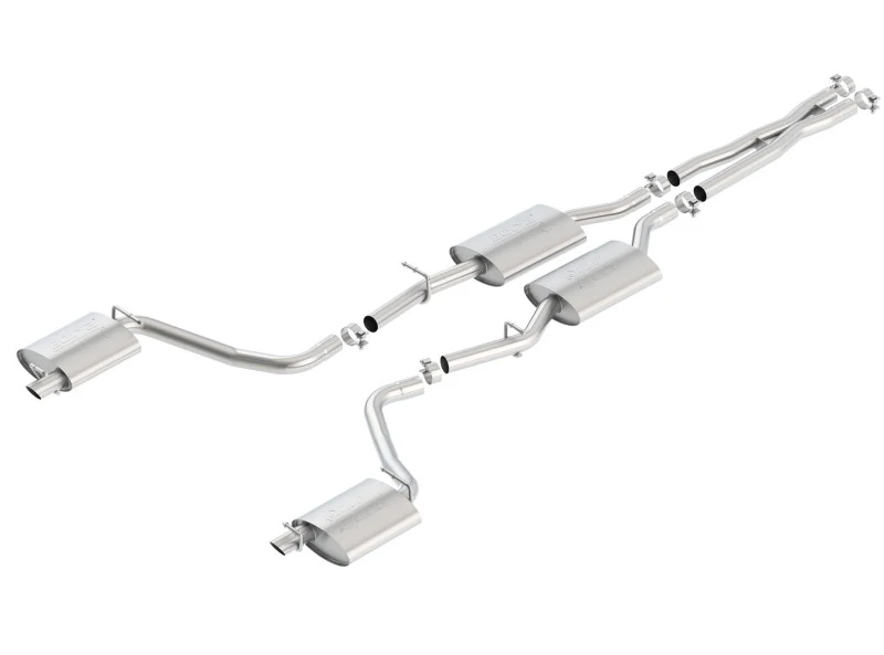 Borla 2015 Dodge Challenger 3.6L V6 ATAK Catback Exhaust No Tips Factory Valance - Image 3