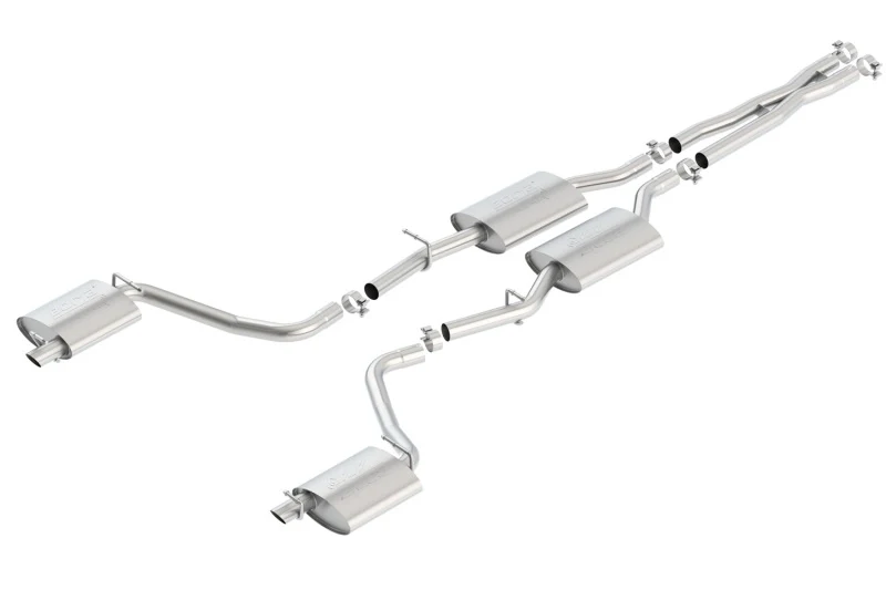 Borla 2015 Dodge Challenger 3.6L V6 ATAK Catback Exhaust No Tips Factory Valance - Image 4