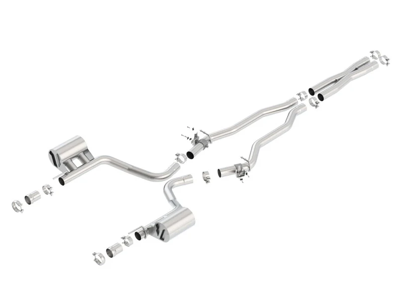 Borla 2015 Dodge Challenger SRT/392 Hemi 6.4L V8 ATAK Catback Exhaust w/ Valves Factory Bezel - Image 4