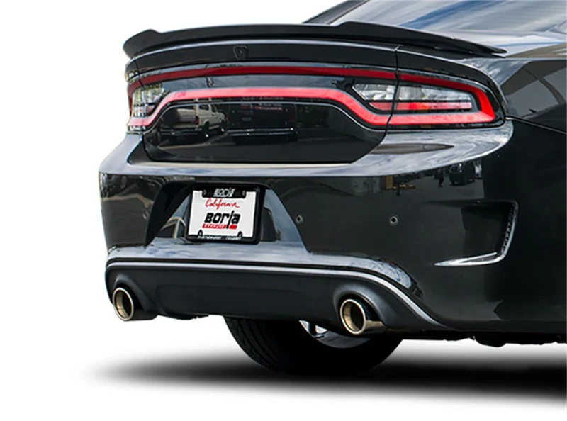Borla 2015 Dodge Charger Hellcat 6.2L V8 ATAK Catback Exhaust w/ Valves No Tips Factory Valance - Image 5