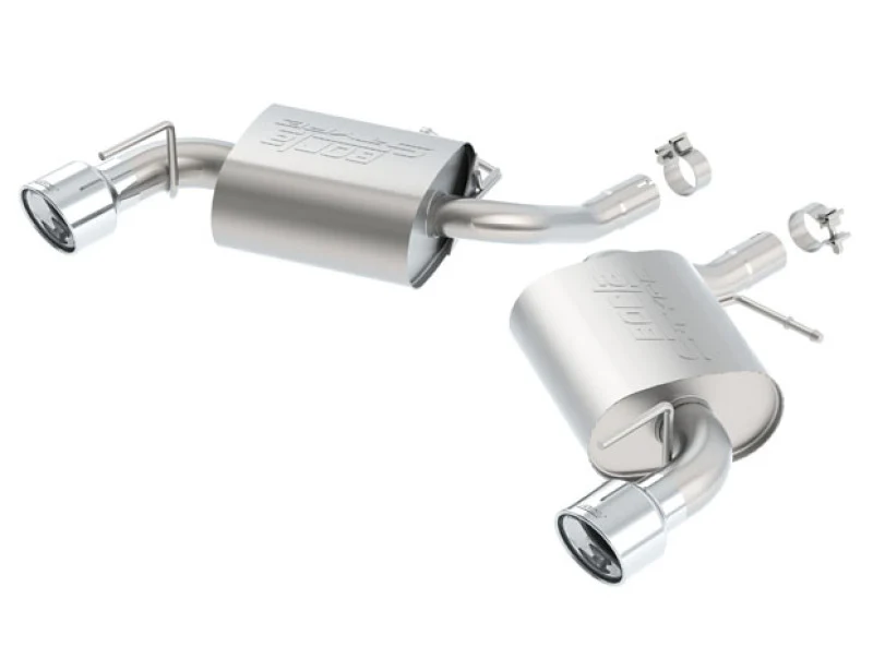 Borla 2016 Chevy Camaro 2.0L Turbo AT/MT S-Type Rear Section Exhaust - Image 4