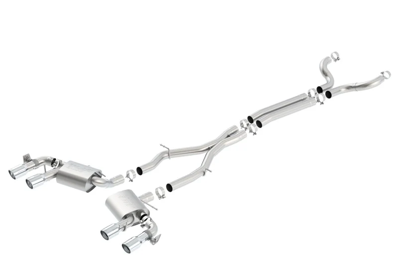 Borla 2017+ Chevy Camaro ZL1 6.2L S-Type Catback Exhaust w/ Dual Split Rear Exit - Image 3