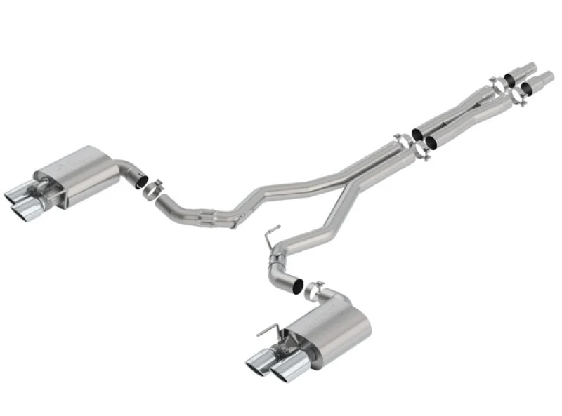 Borla 2018 Ford Mustang GT 5.0L AT/MT 3in ATAK Catback Exhaust w/ Valves - Image 2