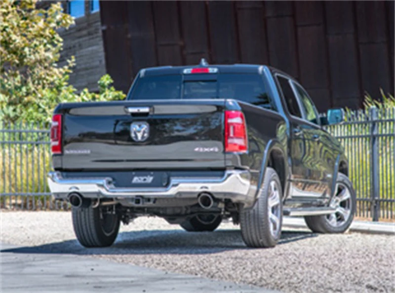 Borla 2019 RAM 1500 5.7L V8 AT 4DR Crew Cab Short Bed Atak SS Catback Exhaust - Black Chrome Tip - Image 2