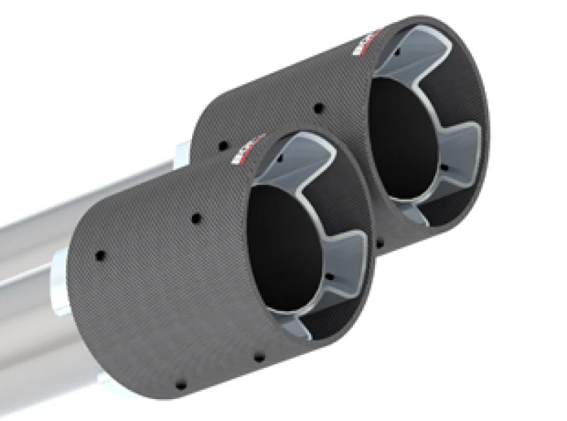 Borla 2020 Ford GT500 5.2L AT 3in ATAK CatBack Exhaust w/ Carbon Fiber Tips - Image 3