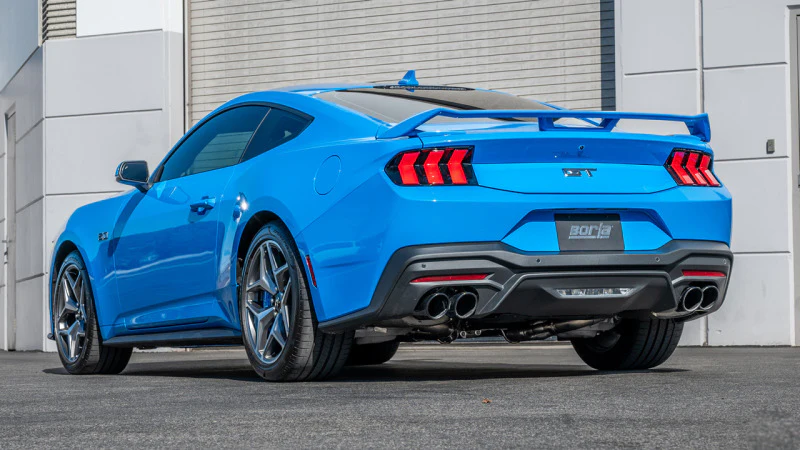 Borla 2024 Ford Mustang GT 5.0L V8 w/ Active Exhaust S-Type Axle-Back Exhaust System - Black Chrome - Image 2