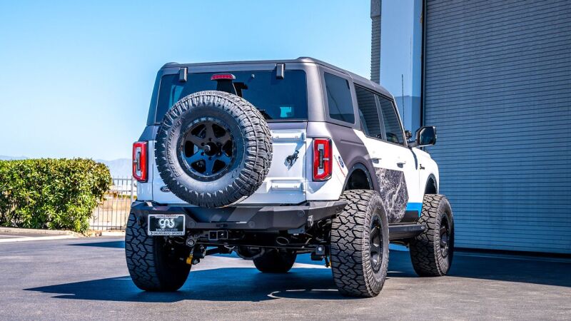 Borla 21-22 Ford Bronco 2.3L 4WD ATAK Axle Back Exhaust w/ Black Coated Tips - Image 3