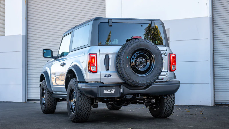 Borla 21-22 Ford Bronco 2.7L 2DR/4DR T-304 Stainless Steel Cat-Back S-Type Exhaust - Brushed - Image 2