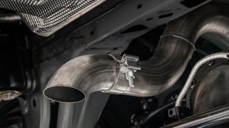 Borla 21-22 Ford Bronco 2.7L 2DR/4DR T-304 Stainless Steel Cat-Back Touring Exhaust - Brushed - Image 3