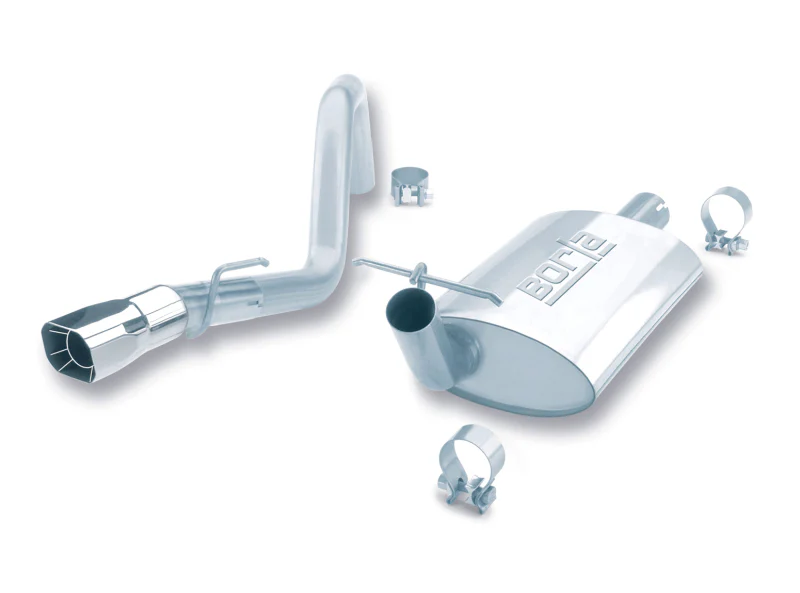 Borla 91-95 Jeep Wrangler YJ 4.0L 6cyl 4WD 2Dr SS Single Right Rear Exit Cat-Back Exhaust - Image 4