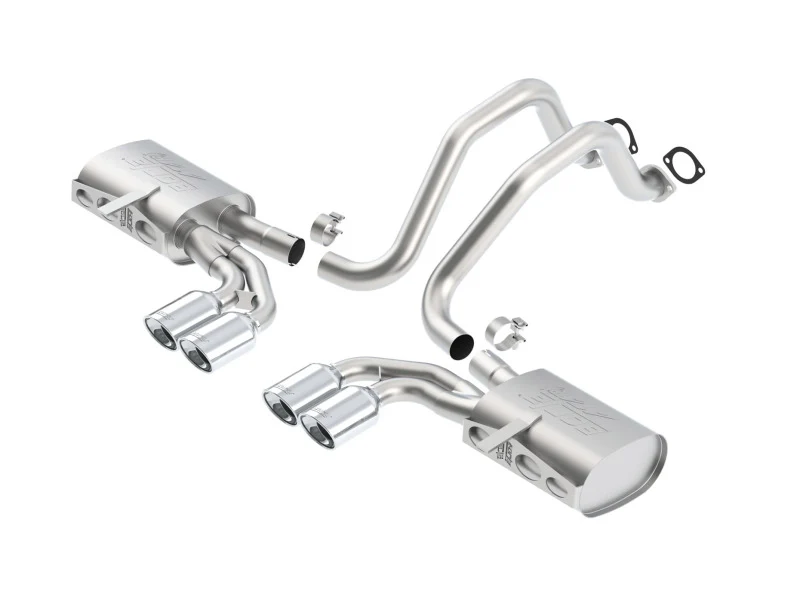Borla 97-04 Chevrolet Corvette 5.7L 8cyl ATAK SS Catback Exhaust - Image 2