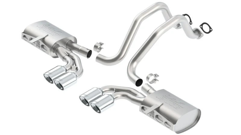 Borla 97-04 Chevrolet Corvette 5.7L 8cyl ATAK SS Catback Exhaust - Image 4