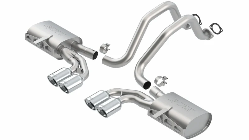 Borla 97-04 Chevrolet Corvette 5.7L 8cyl Touring SS Catback Exhaust - Image 4