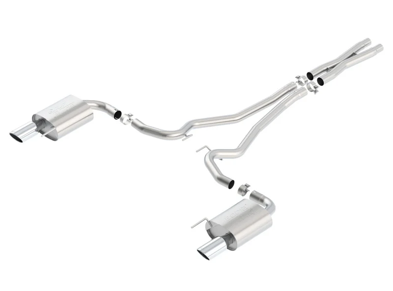 Borla Atak S Cat-Back 15-17 Ford Mustang GT 5.0L V8 MT/AT 2.5in pipe 4in tip - Image 3