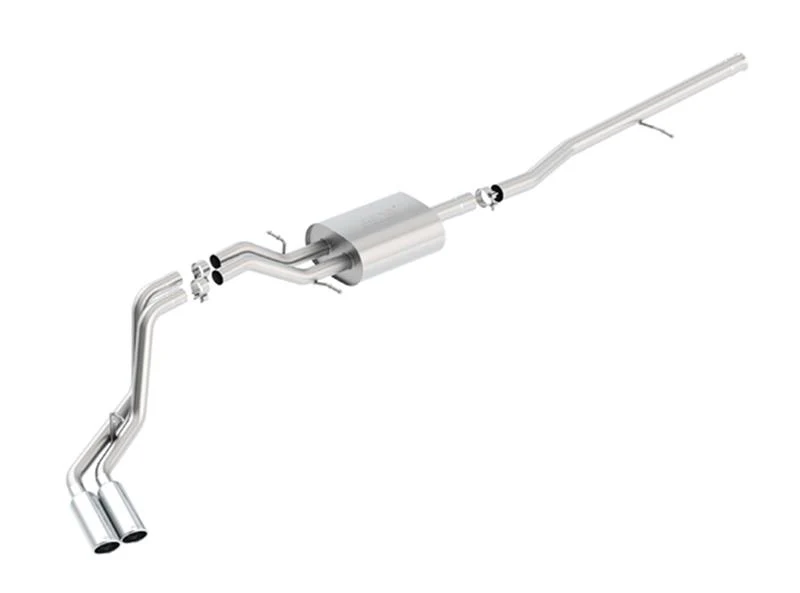 Borla S-Type Cat-Back 14 Sierra 1500 Ext. Cab Stnd Bed/CC Short Bed 143.5in WB Side Exit Exhaust - Image 3