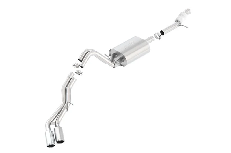 Borla Touring Cat Back 15-16 Chevy Tahoe 5.3L V8 2.75in, 2.25in Dual Same Side Exit 4in Tips - Image 2