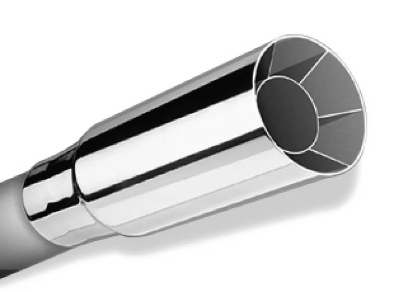 Borla Universal Polished Tip Single Round Intercooled (inlet 2in. Outlet 2 1/2in) - Image 2