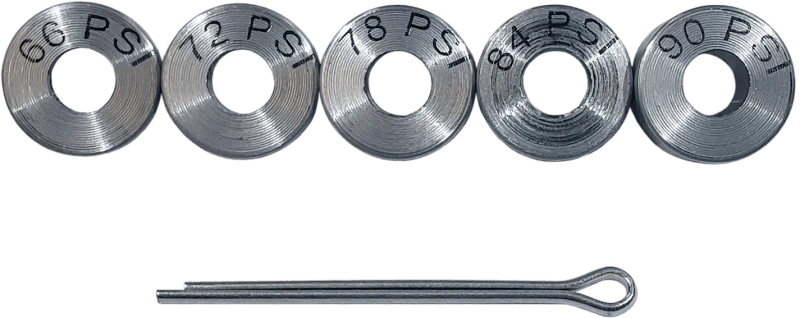 Boundary 89-05 Ford/Mazda BP (All Types) I4 Shim Kit (7/14/21/28/35 PSI) w/Retaining Pin