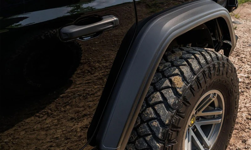 Bushwacker 18-21 Jeep Wrangler JL (2-Door & 4-Door) Flat Style Flares 4pc - Black - Image 13
