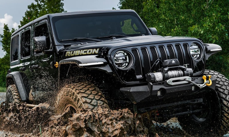 Bushwacker 18-21 Jeep Wrangler JL (2-Door & 4-Door) Flat Style Flares 4pc - Black - Image 14