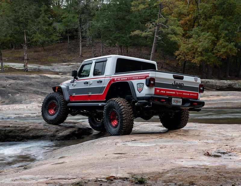Bushwacker 2020 Jeep Gladiator Launch Edition Flat Style Flares 4pc - Black - Image 2