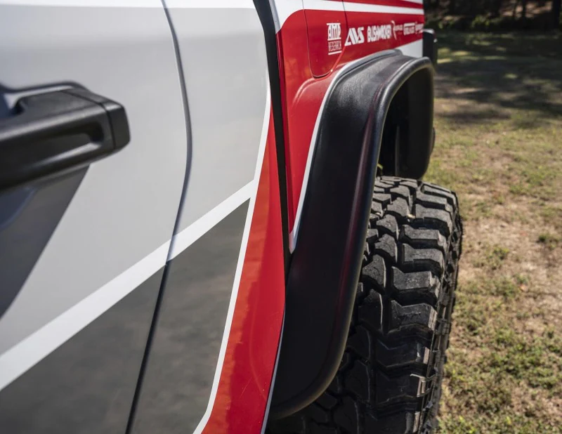 Bushwacker 2020 Jeep Gladiator Launch Edition Flat Style Flares 4pc - Black - Image 3