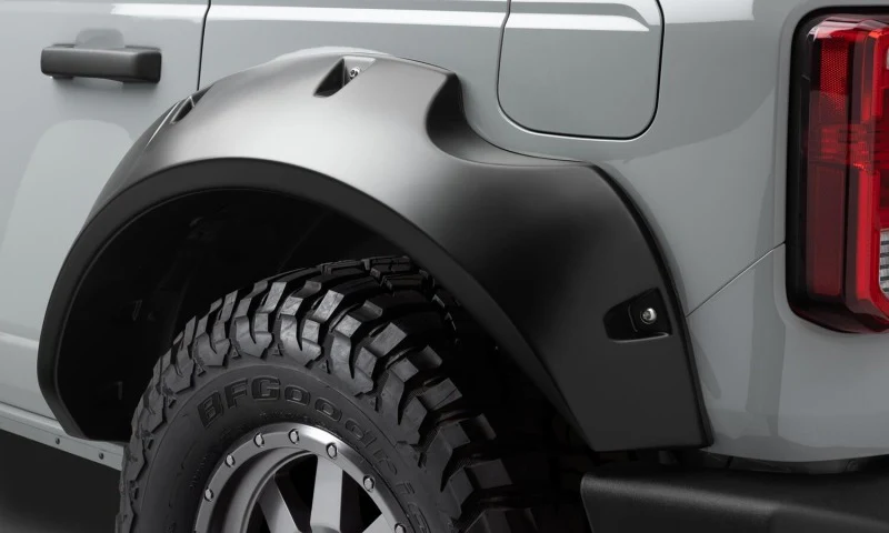 Bushwacker 2021+ Ford Bronco 4-Door Pocket Style Flares 4pc - Black - Image 3