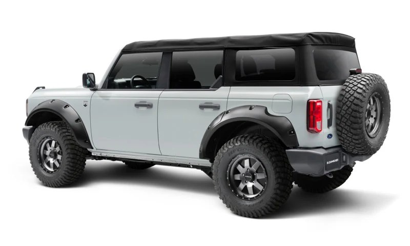 Bushwacker 2021+ Ford Bronco 4-Door Pocket Style Flares 4pc - Black - Image 6