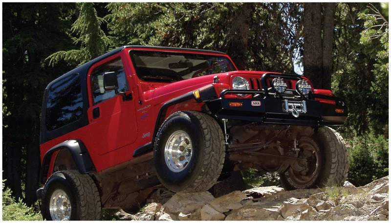 Bushwacker 97-06 Jeep TJ Max Pocket Style Flares 4pc - Black - Image 5