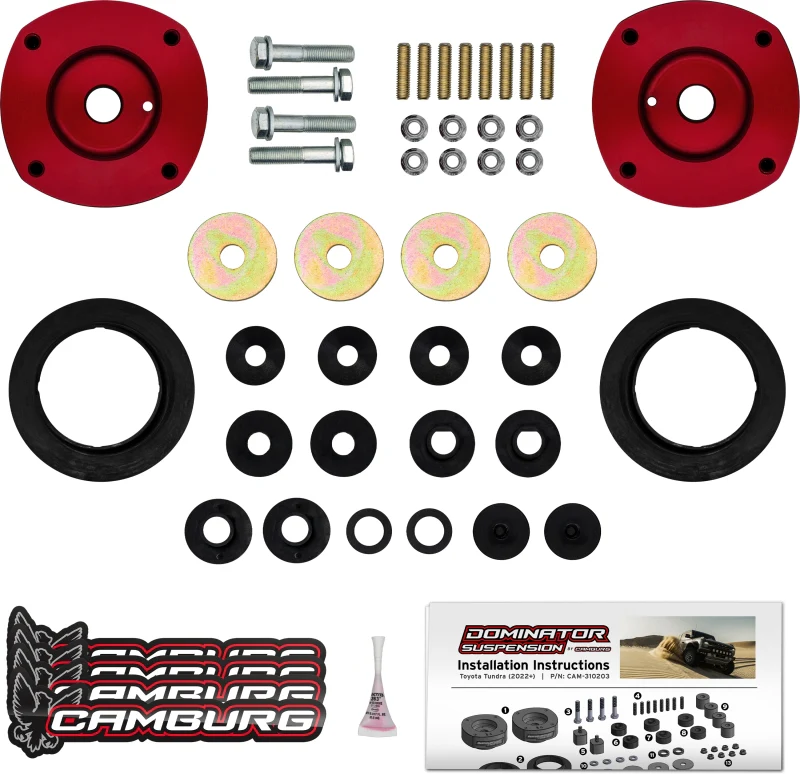 Camburg 22-24 Toyota Tundra 2wd /4wd Dominator Preload Spacer Kit - Image 9