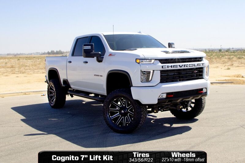 Cognito 20-24 Chevy/GMC Silv/Sierra 2500/3500 HD 2WD/4WD 7in Perf Lift Kit w/ Fox PSRR 2.0 Shocks - Image 6