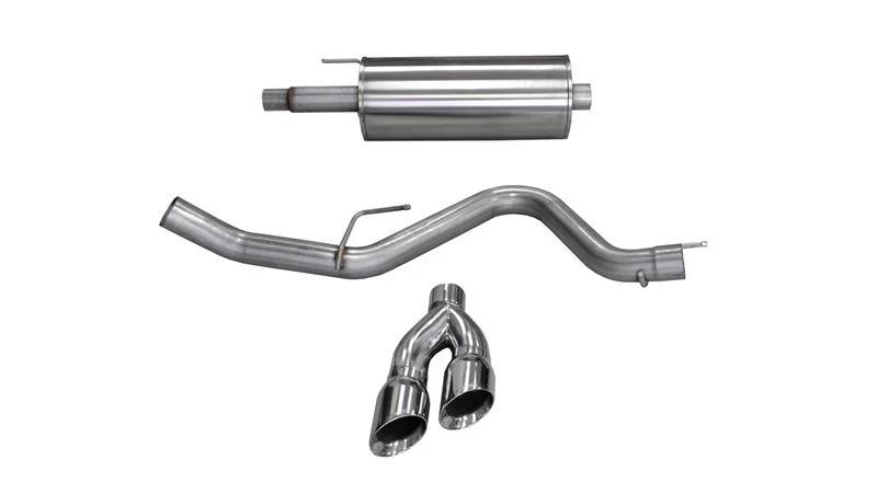 Corsa 15-20 Ford F-150 5.0L V8 (Super Crew Cab) Polished Sport Single Side Dual 4in Tips CB Exhaust - Image 2