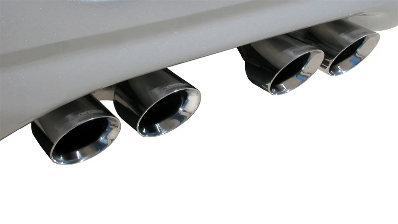 Corsa 1997-2004 Chevrolet Corvette C5 Z06 5.7L V8 Polished Sport Axle-Back Exhaust - Image 4