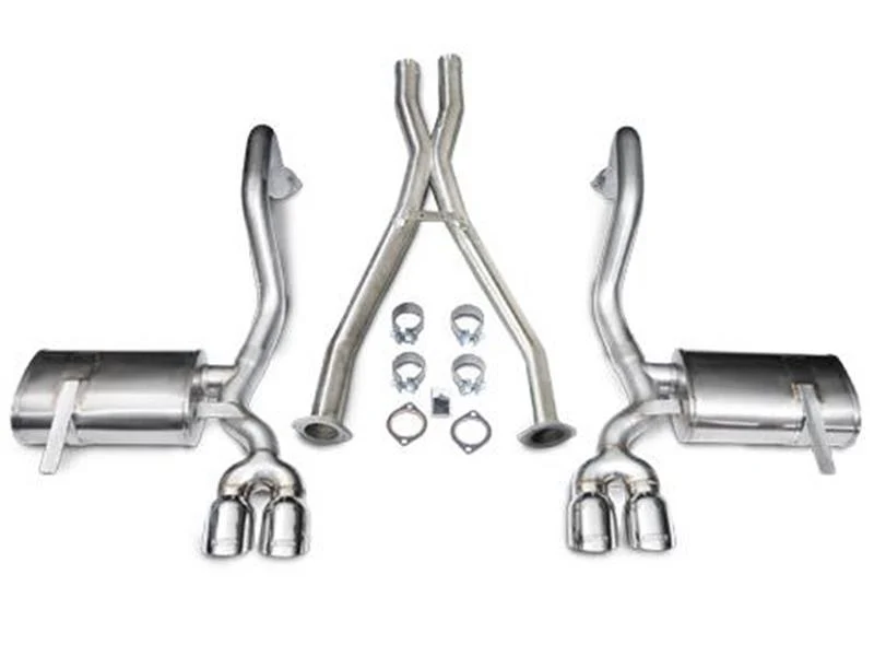 Corsa 1997-2004 Chevrolet Corvette C5 Z06 5.7L V8 Polished Xtreme Cat-Back + XO Exhaust - Image 3