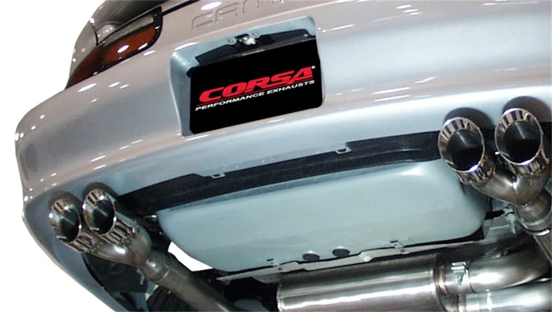 Corsa 1998-2002 Chevrolet Camaro Convertible Z28 5.7L V8 LS1 Polished Sport Cat-Back Exhaust - Image 4