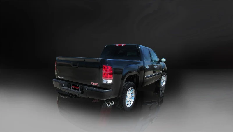 Corsa 1999-06 Chevrolet Silverado Reg. Cab/Short Bed 1500 4.8L V8 Polished Touring Cat-Back Exhaust - Image 4