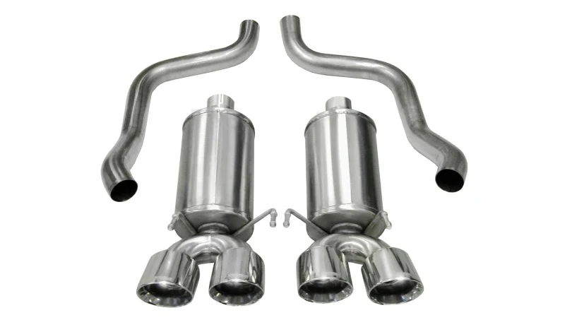 Corsa 2005-2007 Chevrolet Corvette C6 6.0L V8 Polished Xtreme Axle-Back Exhaust - Image 2
