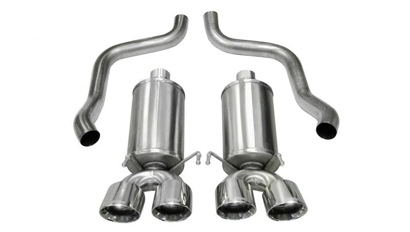 Corsa 2005-2007 Chevrolet Corvette C6 6.0L V8 Polished Xtreme Axle-Back Exhaust - Image 3