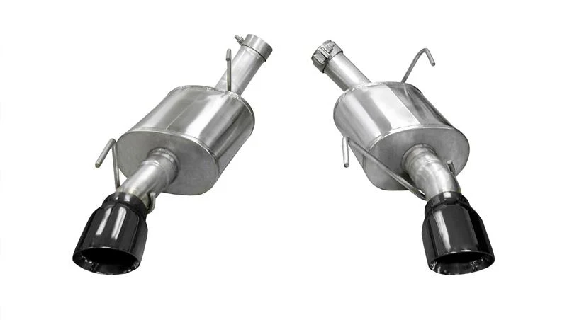 Corsa 2005-2010 Ford Mustang Shelby GT500 5.4L V8 Black Xtreme Axle-Back Exhaust - Image 2
