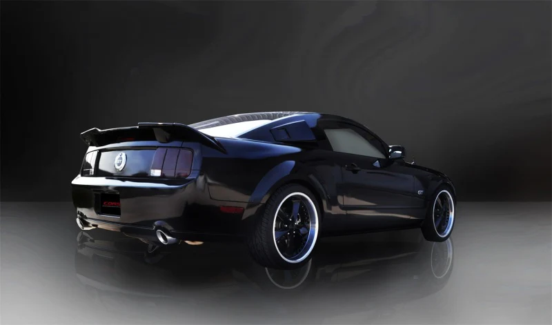 Corsa 2005-2010 Ford Mustang Shelby GT500 5.4L V8 Polished Xtreme Axle-Back Exhaust - Image 4