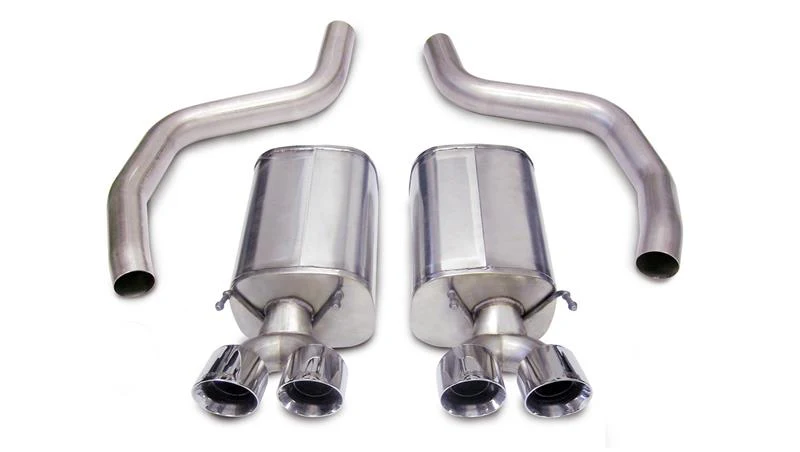 Corsa 2006-2013 Chevrolet Corvette C6 Z06 7.0L V8 Polished Sport Axle-Back Exhaust - Image 2
